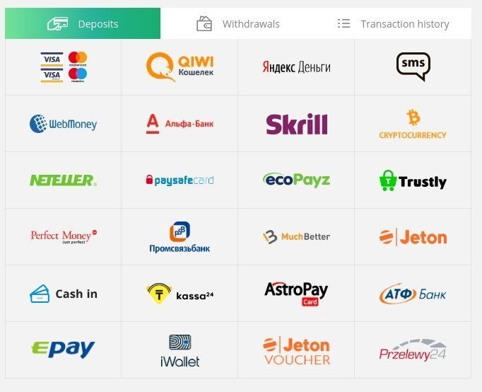 casino payment